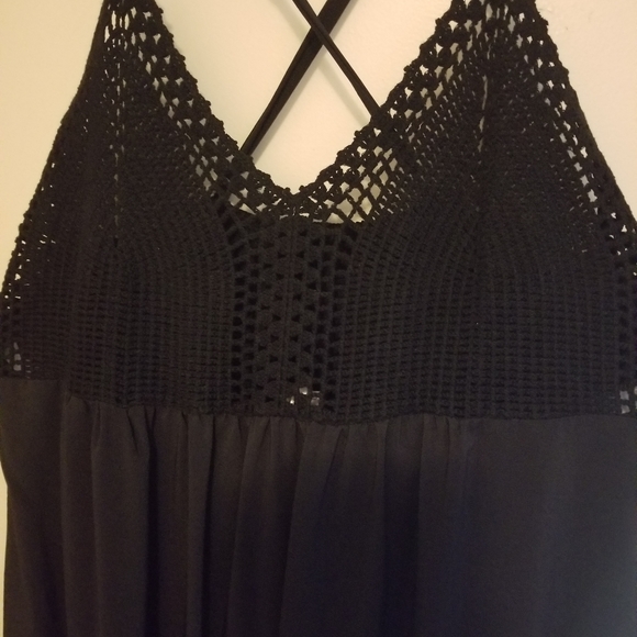 Black knit top sundress - Picture 2 of 3